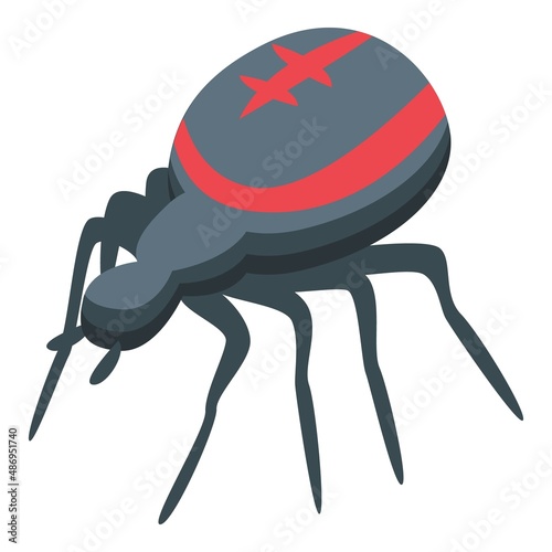 Bug control icon isometric vector. Home service. Work equipment