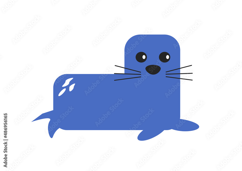Obraz premium BLUE MARINE SEAL