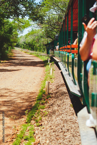 tren de paseo en el paque iguazú