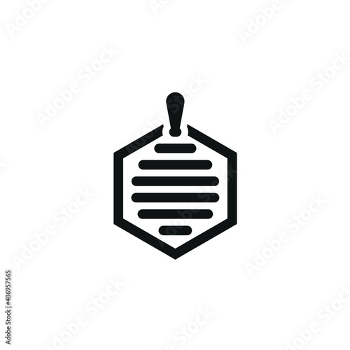 Simple Honey Bee Logo Design Inspiration