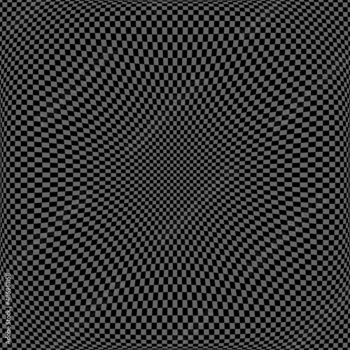 Wallpaper Mural Abstract geometric 3D checkered black and grey background. Torontodigital.ca