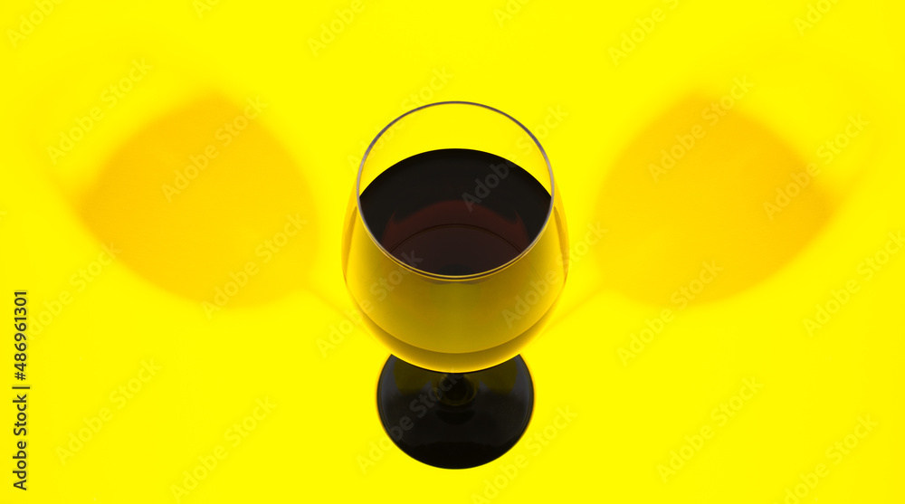 Wine on a clear background