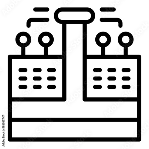 Modern irrigation system icon outline vector. Water drip. Garden farm