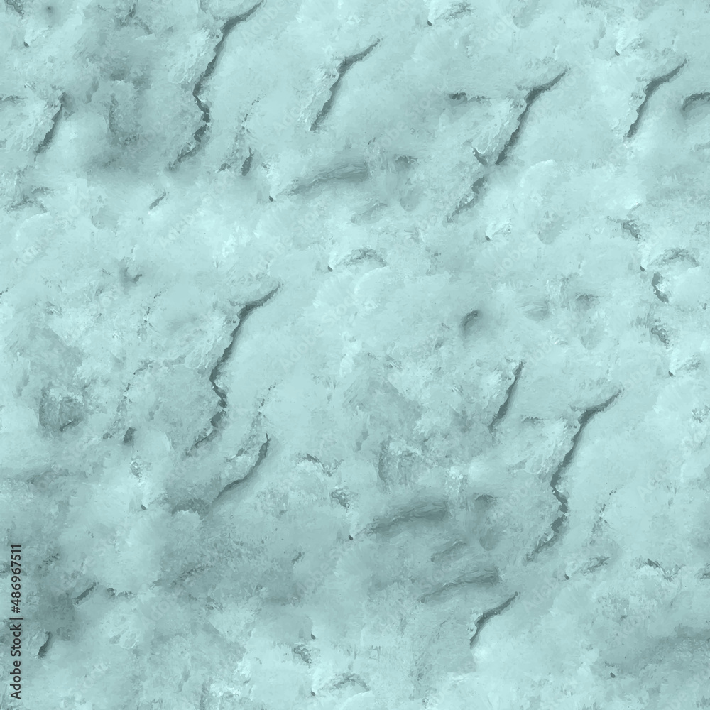 Obraz premium Blue frosty material winter concept crystal plaster marble icy
