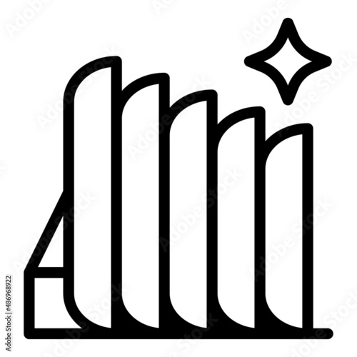 Wash dish icon outline vector. Machine washer. Detergent liquid