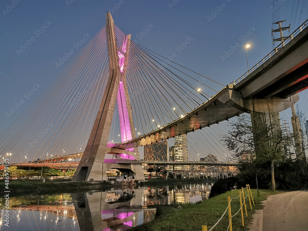 Fototapeta premium bridge over the river