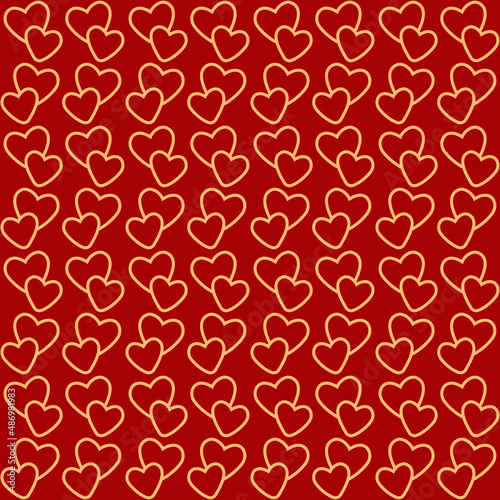 Valentines day seamless heart pattern 08 copy