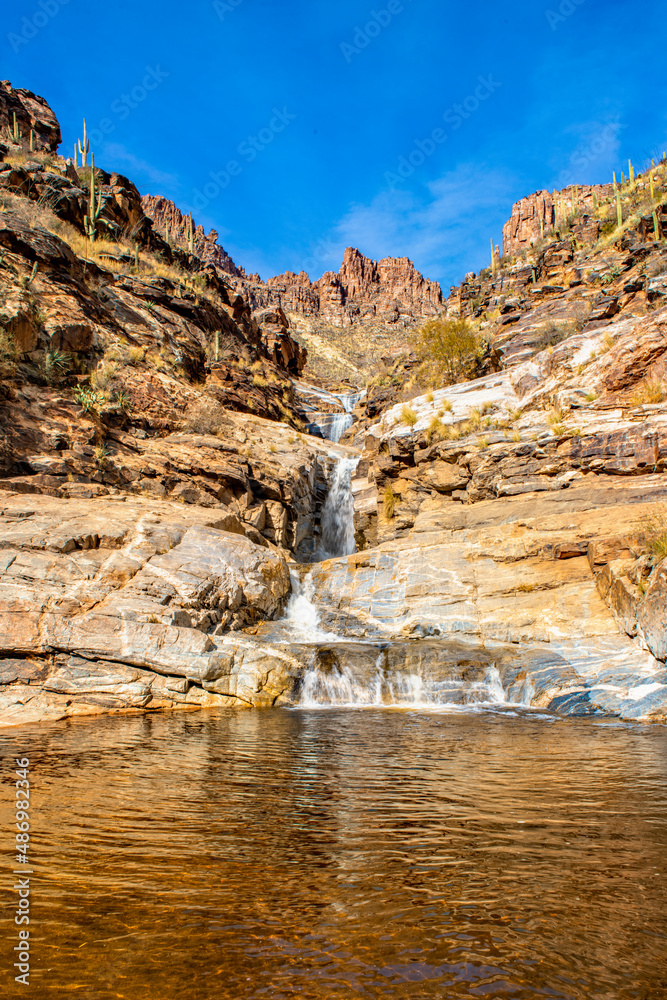 Seven Falls in Sabino Canyon Recreation Area