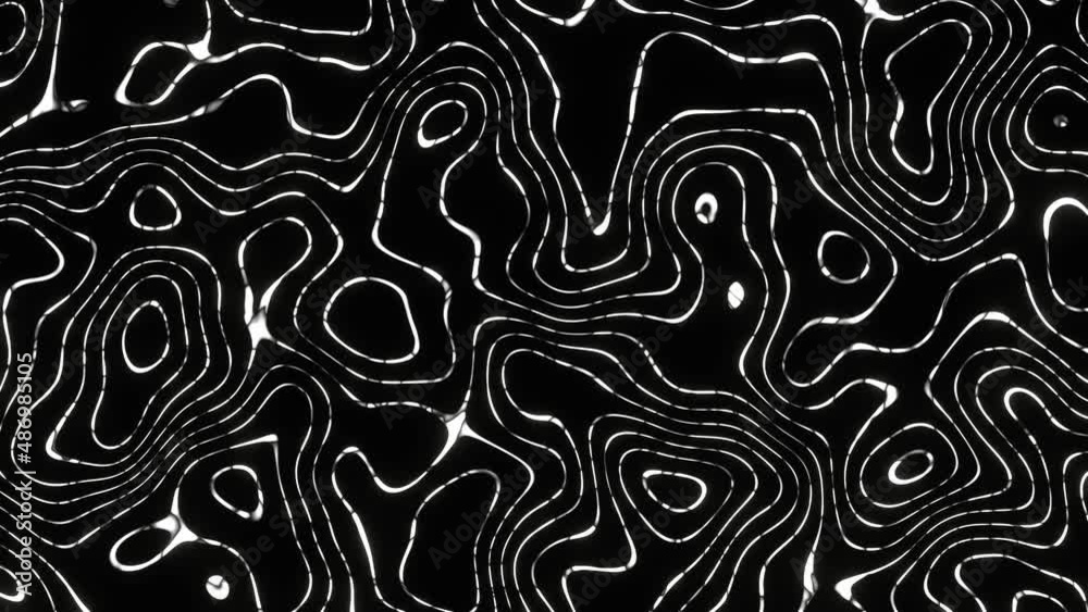 Wiggling Texture Effect of Contour Line Pattern Marbling Background Wiggling Texture Effect of Contour Line Pattern Marbling Background