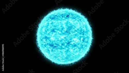 Burning Blue Massive Star Loop photo