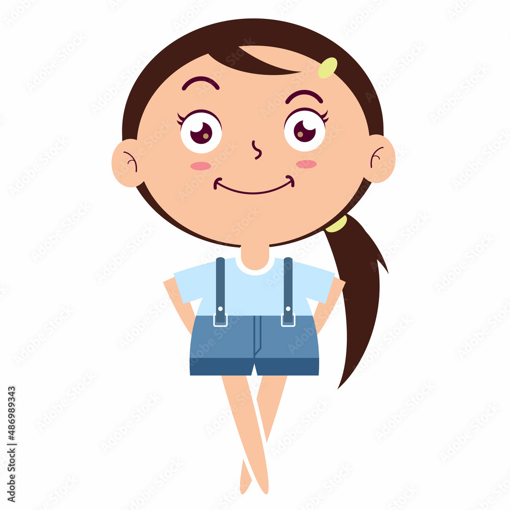 girl character cartoon cute