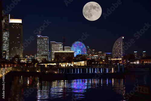 横浜みなとみらいの夜景