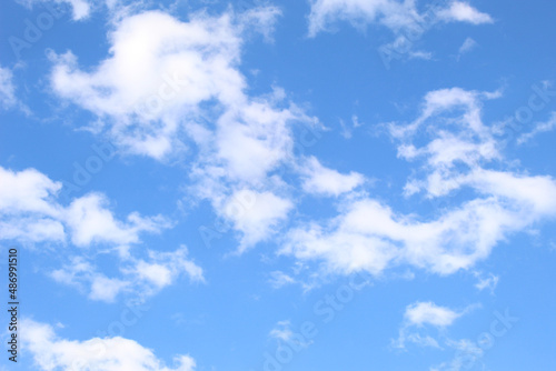 blue sky with clouds