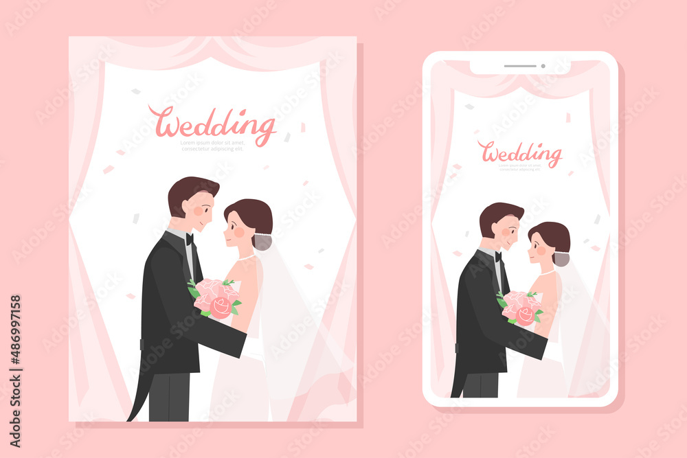 Wedding illustrations and mobile wedding invitations
Wedding illustrations and mobile wedding invitations