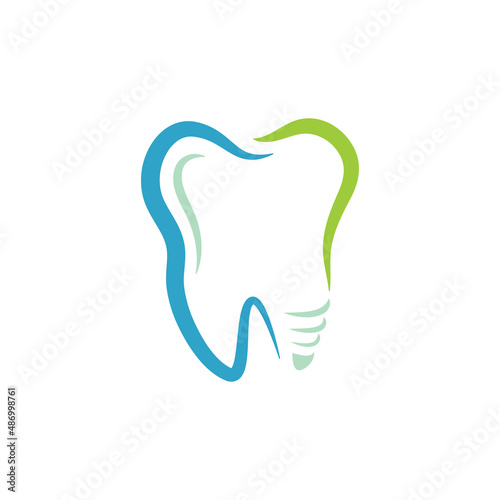 dental care logo icon design template vector