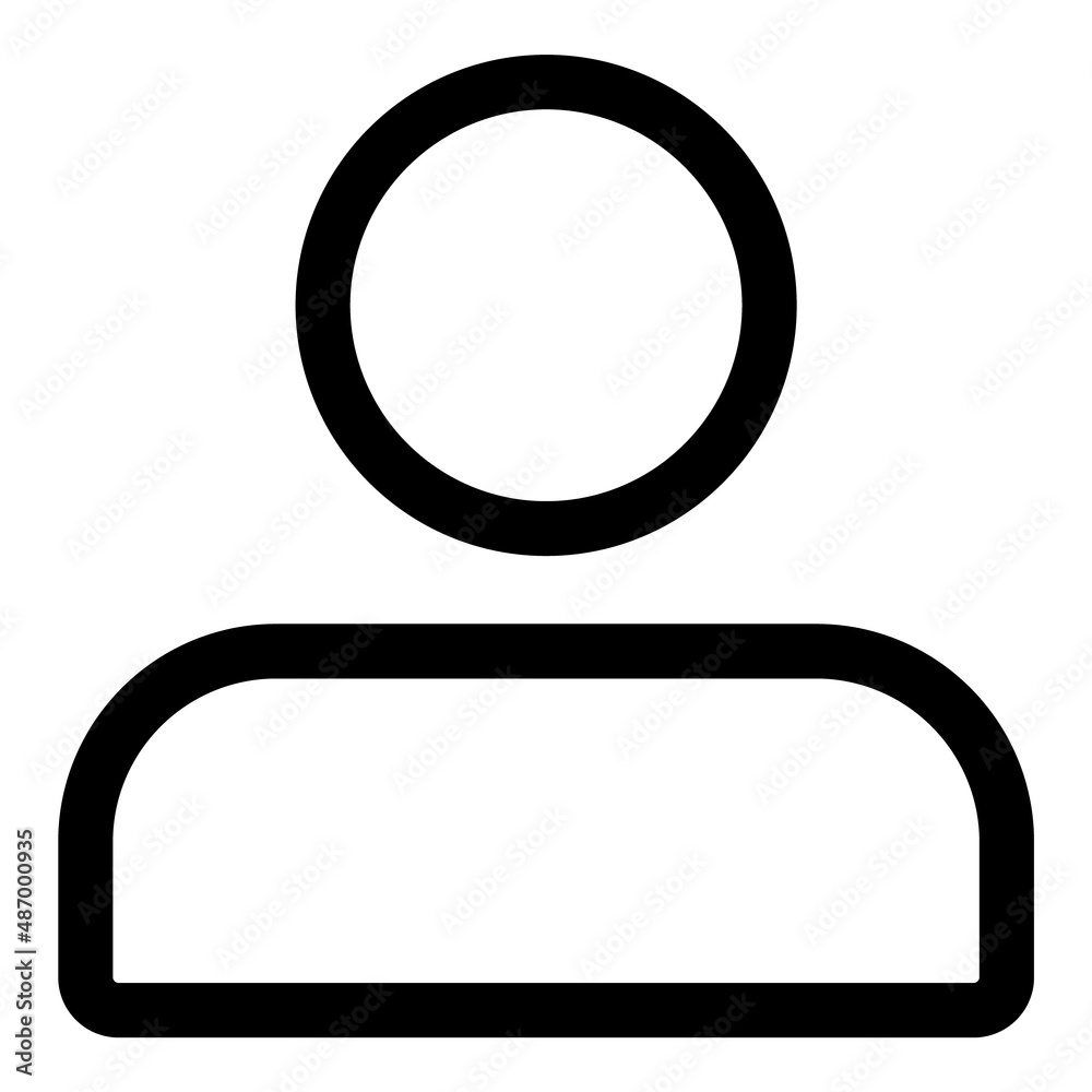 User Avatar Flat Icon Isolated On White Background User Avatar Flat Icon Isolated On White Background