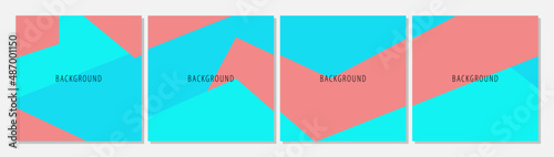 Hand drawn abstract design background. Social media template.