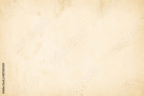 Cream concrete wall surface polished. Cement have sand and stone of vintage texture background.