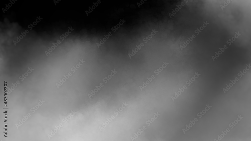 Fototapeta premium smoke on black background