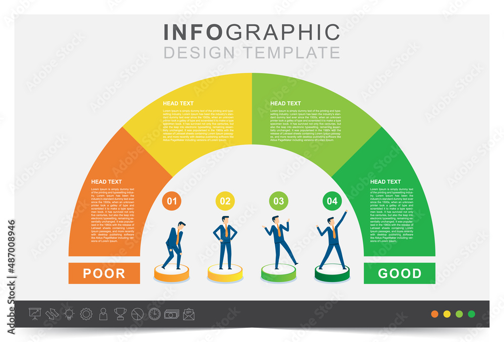 Modern infographic template, presentation business infographic template, business data visualization, icon set Modern infographic template, presentation business infographic template, business data visualization, icon set