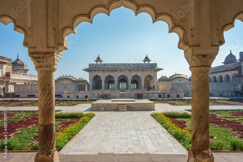Khas Mahal and Anguri Bagh Grape Garden, Agra Fort photo