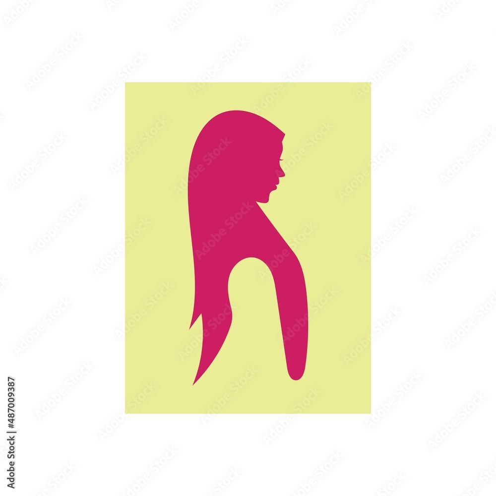 Muslimah hijab logo design hijab logo template vector image and icon Muslimah hijab logo design hijab logo template vector image and icon