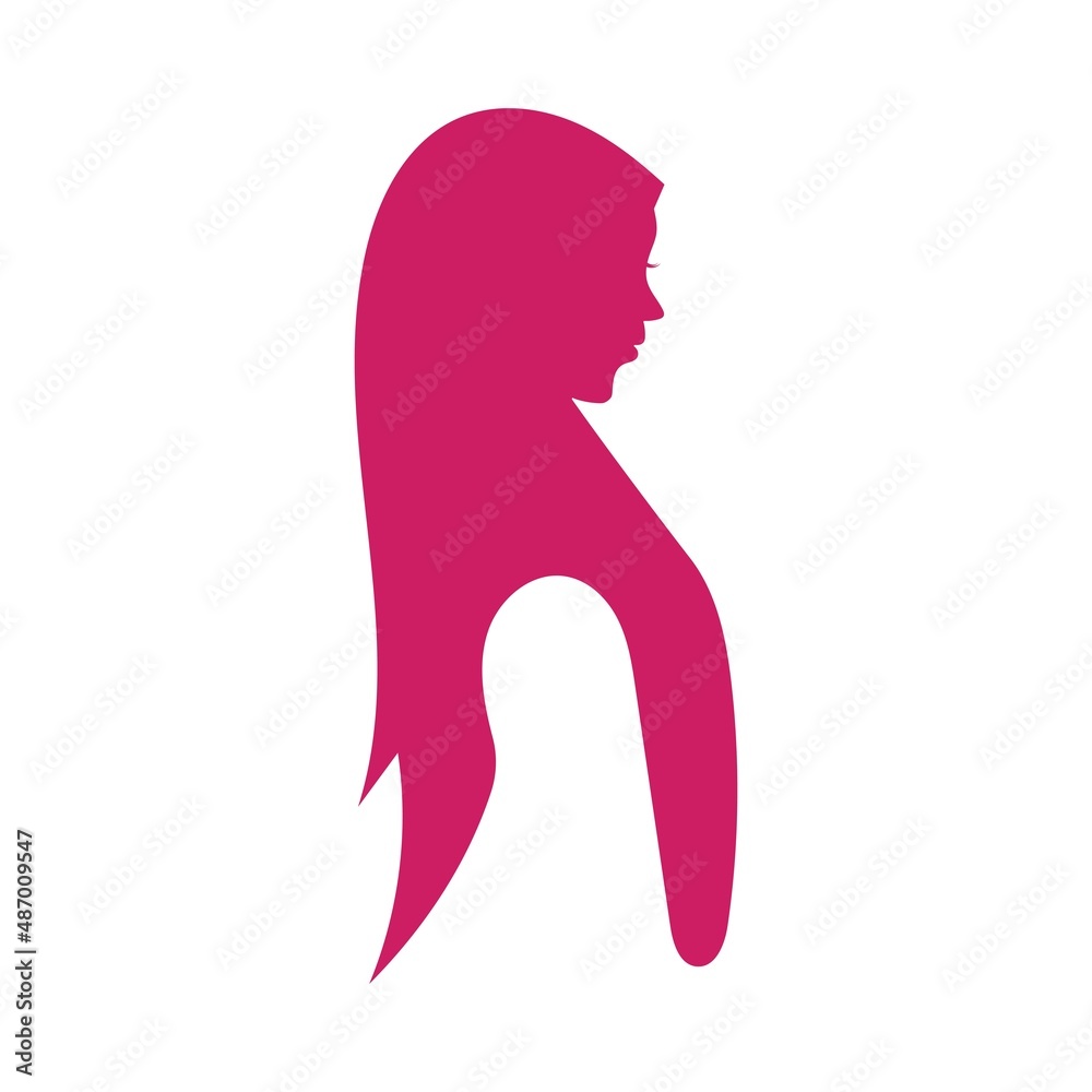 Muslimah hijab logo design hijab logo template vector image and icon Muslimah hijab logo design hijab logo template vector image and icon