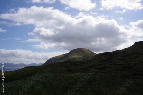 Lit up Aleutian Mountain © Drennan