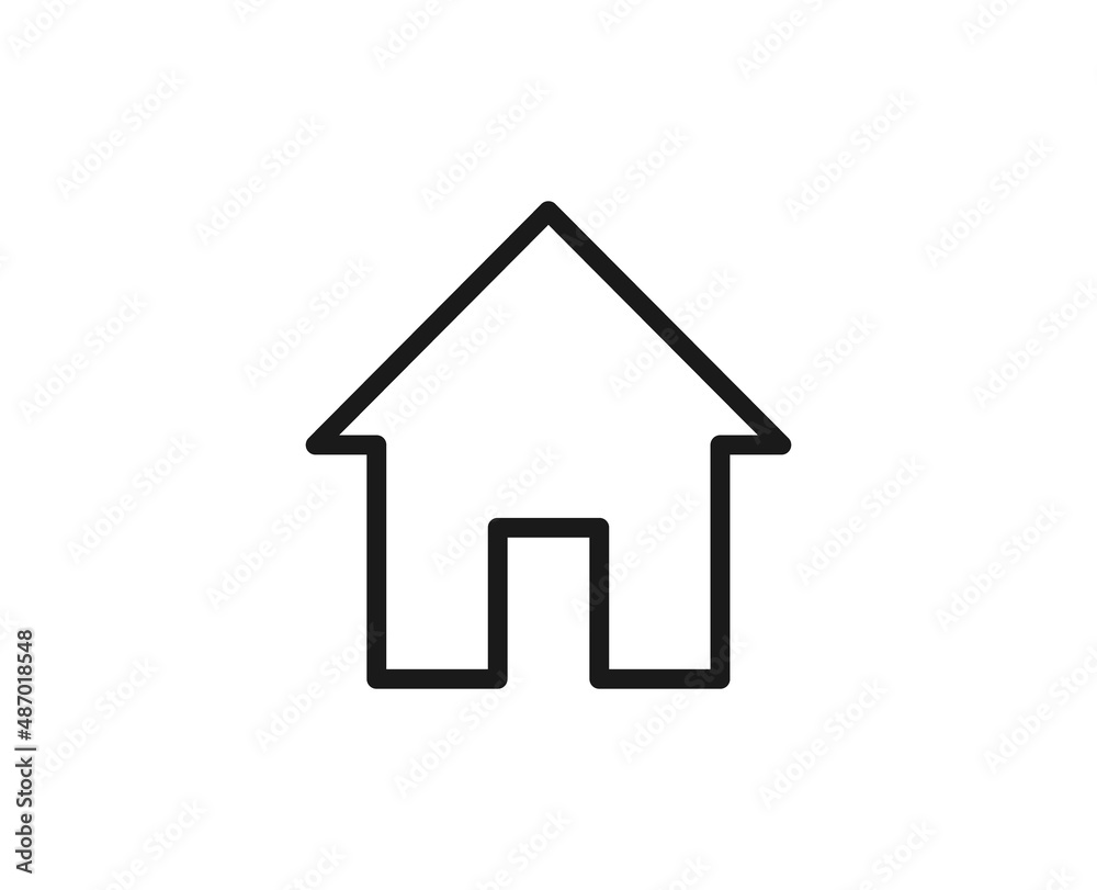 Constraction line icon on white background Constraction line icon on white background