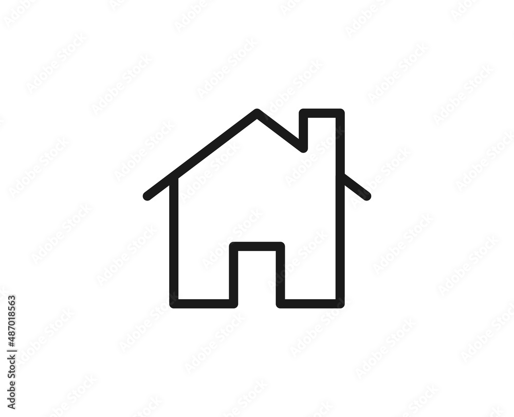 Constraction line icon on white background Constraction line icon on white background