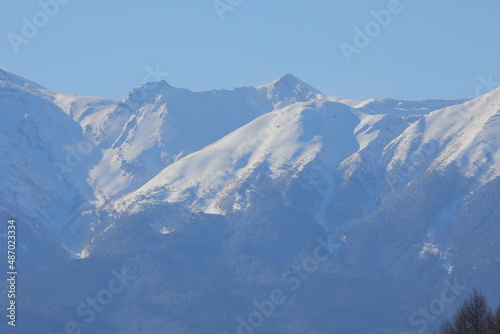 雪の御嶽山（おんたけさん）-雪景色