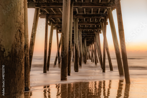 Wallpaper Mural pier at sunrise Torontodigital.ca