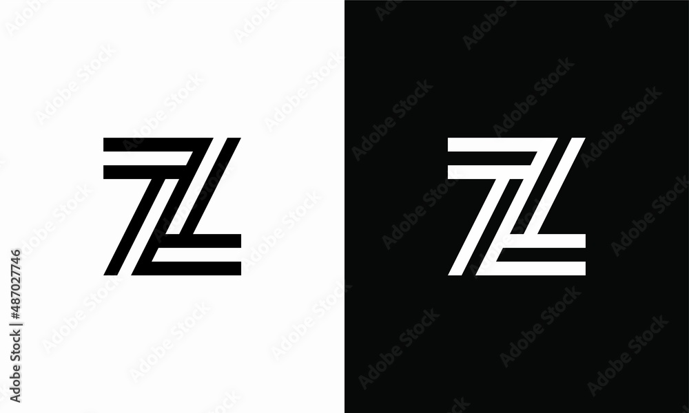 Initial Letter Z Lettermark Logo Vector Design