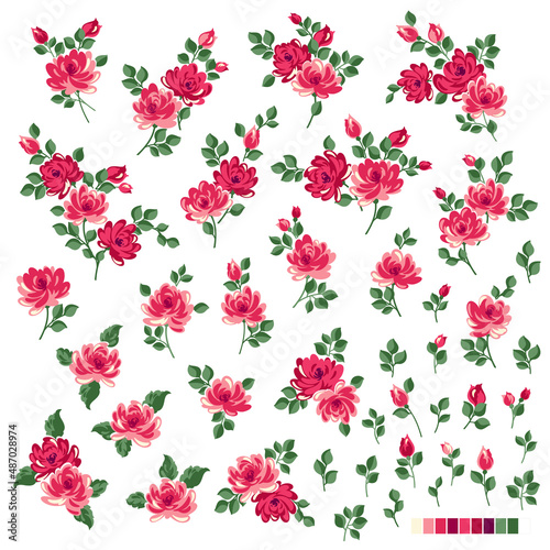 Wallpaper Mural Abstract and impressive cute flower material, Torontodigital.ca