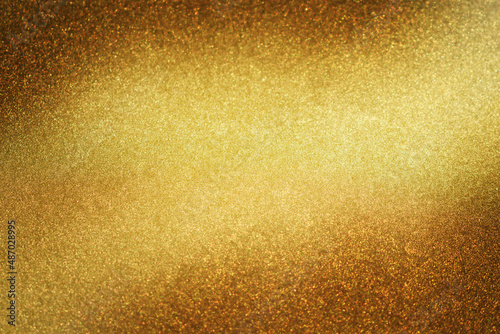 Wall Glitter Golden Lights Defocused Background, golden abstract yellow