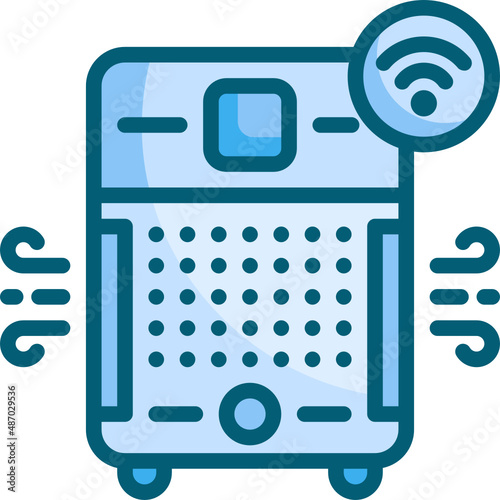 air purifier Two Tone icon