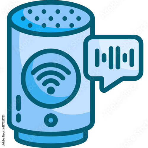 voice assistant Two Tone icon