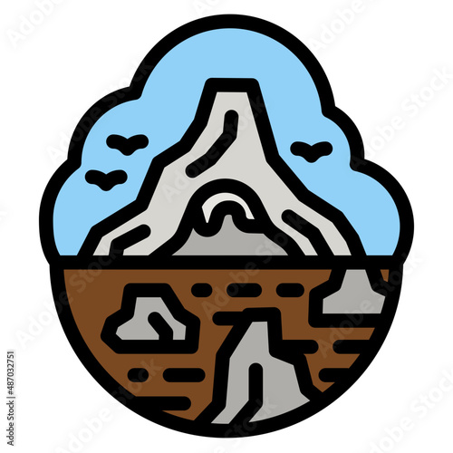 cave line icon
