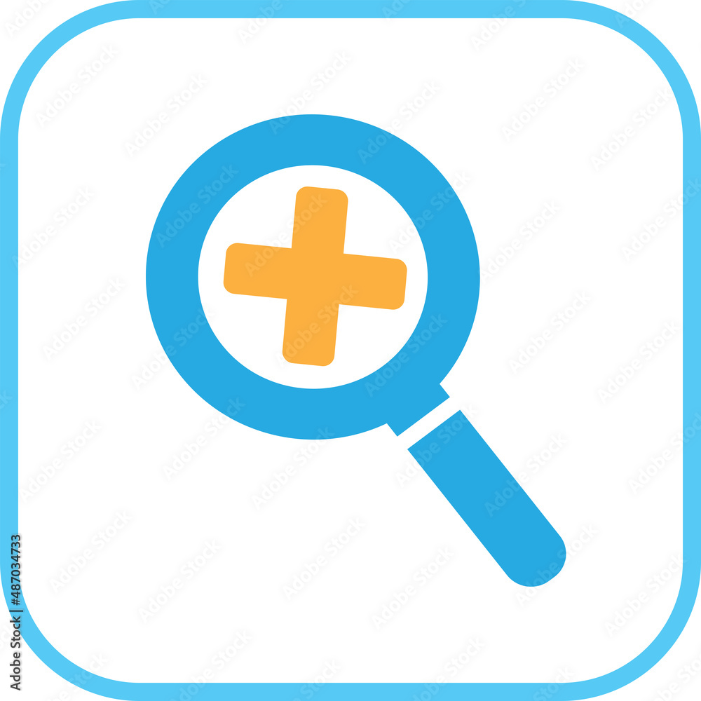 Fototapeta premium Search icon sign symbol design