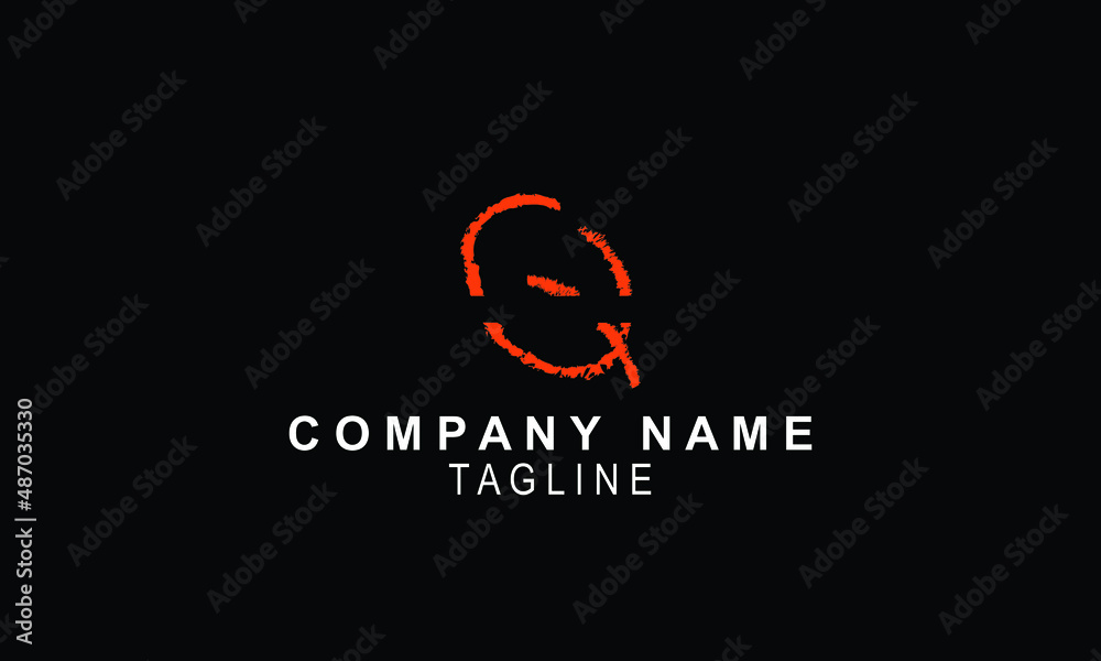 Alphabet letter icon logo Q