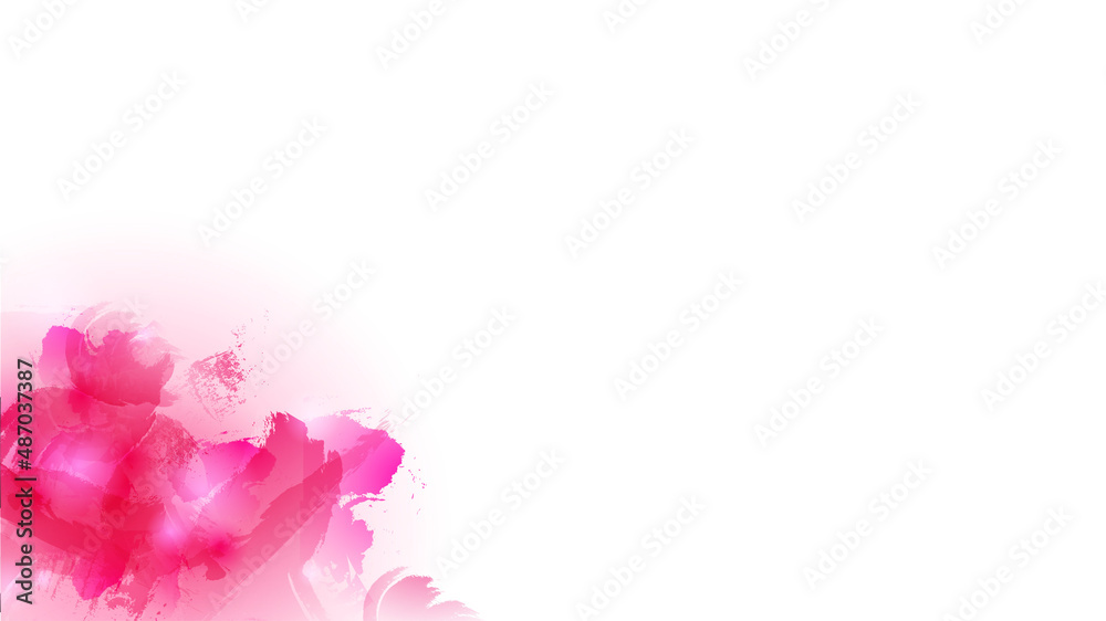 Pink watercolor abstract background