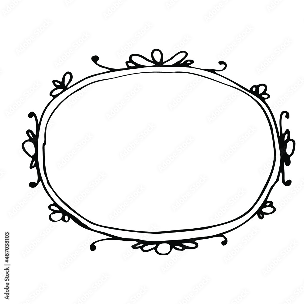 Doodle frame, hand drawn design element
Doodle frame, hand drawn design element