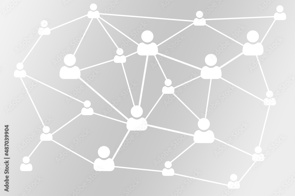 Netzwerk von Geschäftspartnern für Kontakte oder B2B Netzwerk von Geschäftspartnern für Kontakte oder B2B