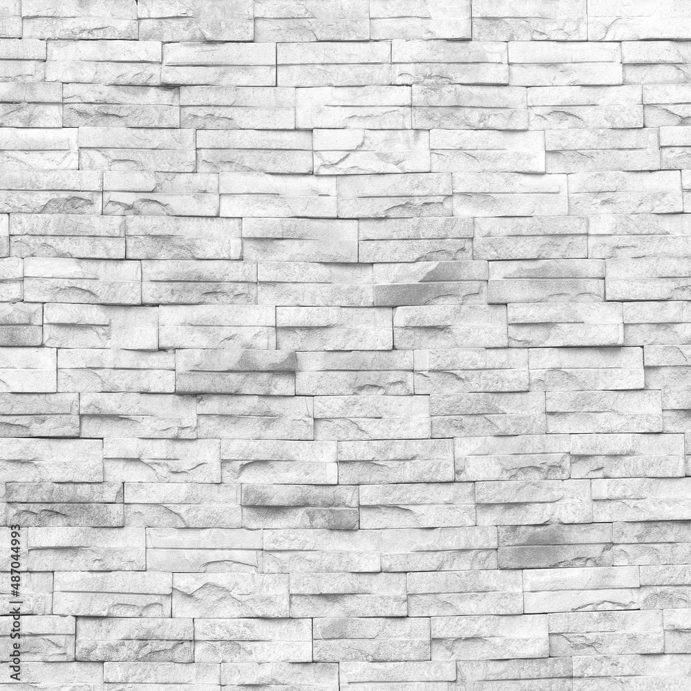 Fototapeta premium Gray slate wall stone background or texture.