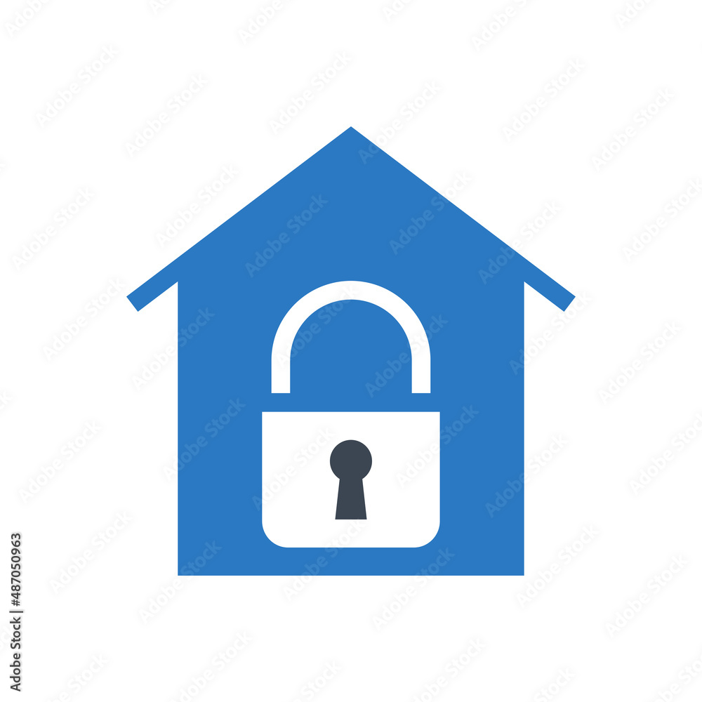 Quarantine related vector glyph icon. Simple house icon with lock inside. Quarantine sign. Isolated on white background. Editable vector illustration Quarantine related vector glyph icon. Simple house icon with lock inside. Quarantine sign. Isolated on white background. Editable vector illustration