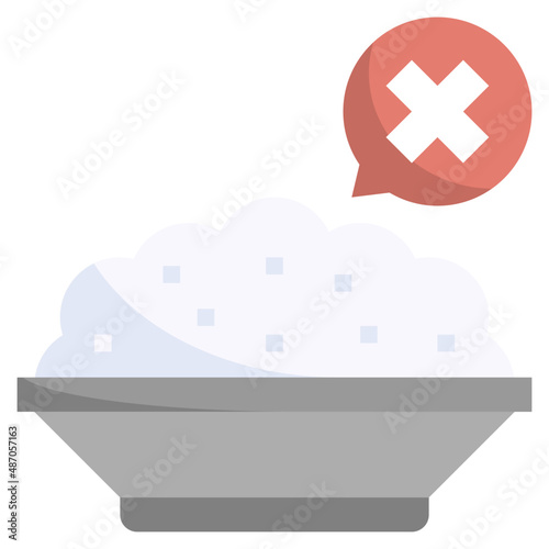 EATING DISORDER flat icon,linear,outline,graphic,illustration