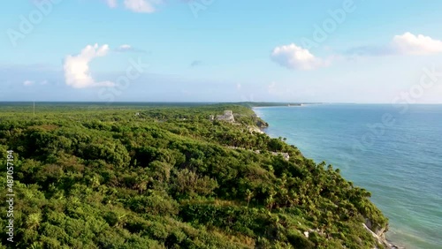 Wallpaper Mural Caribbean sea, mexican beach, tulum, archeological zone Torontodigital.ca