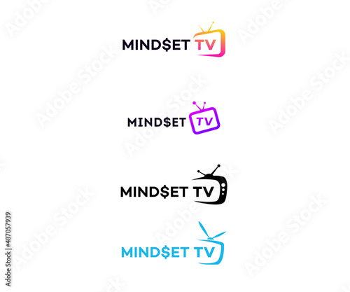 Mindset TV Logo Designs  Branding and Media Concepts