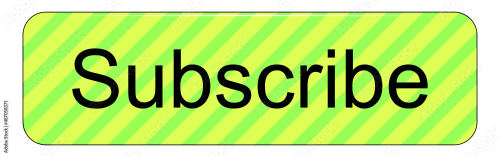 Subscribe Button on white background - illustration