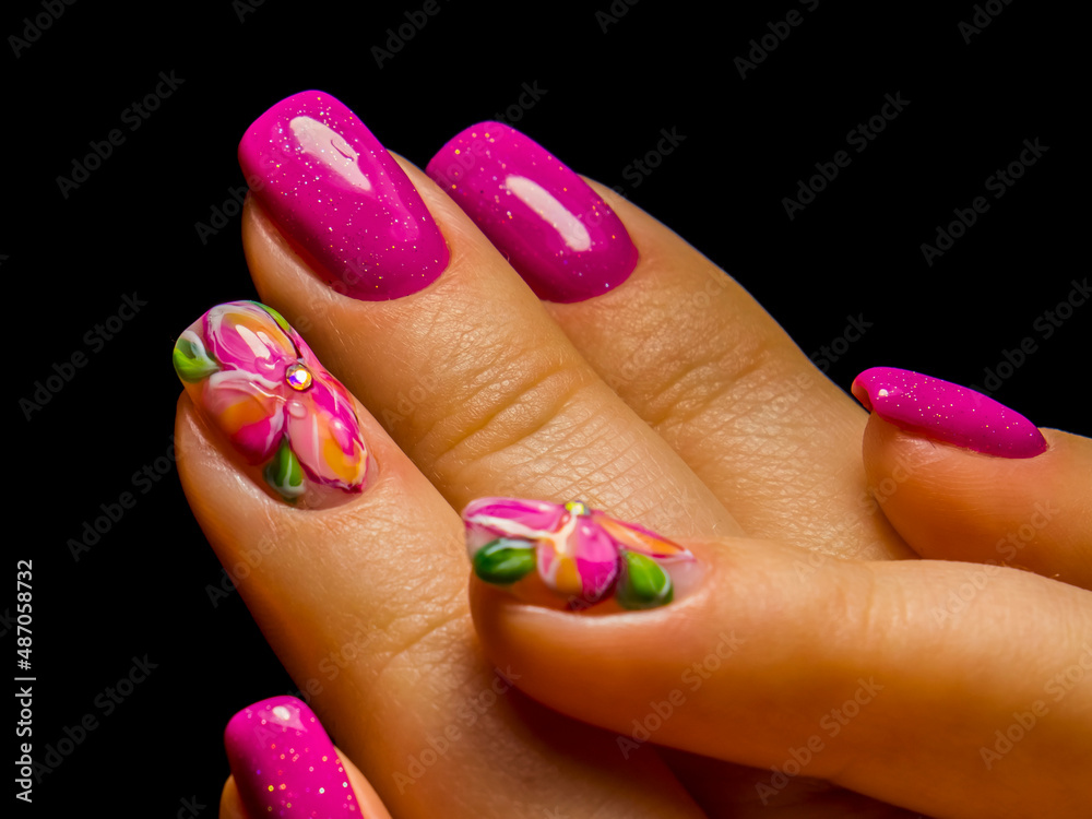 Manicure, beauty sphere. Manicure, beauty sphere.